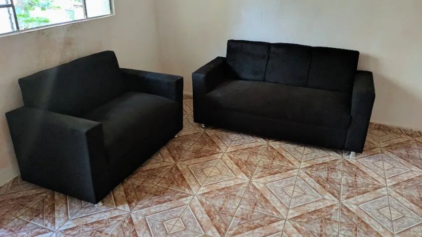 Sofá 2 e 3 assentos Suede macio D33 Robusto Confortável Promoção | Entrega Disponivel - Foto 5