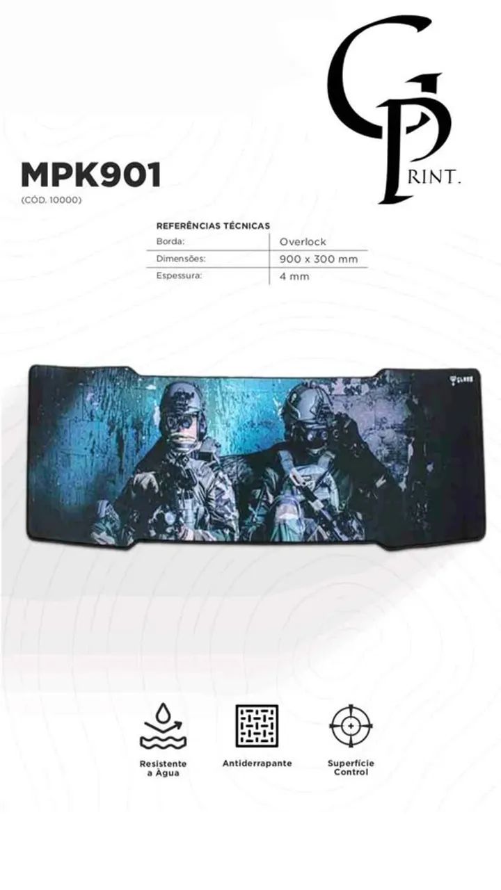MOUSE PAD GAMER - CLANM