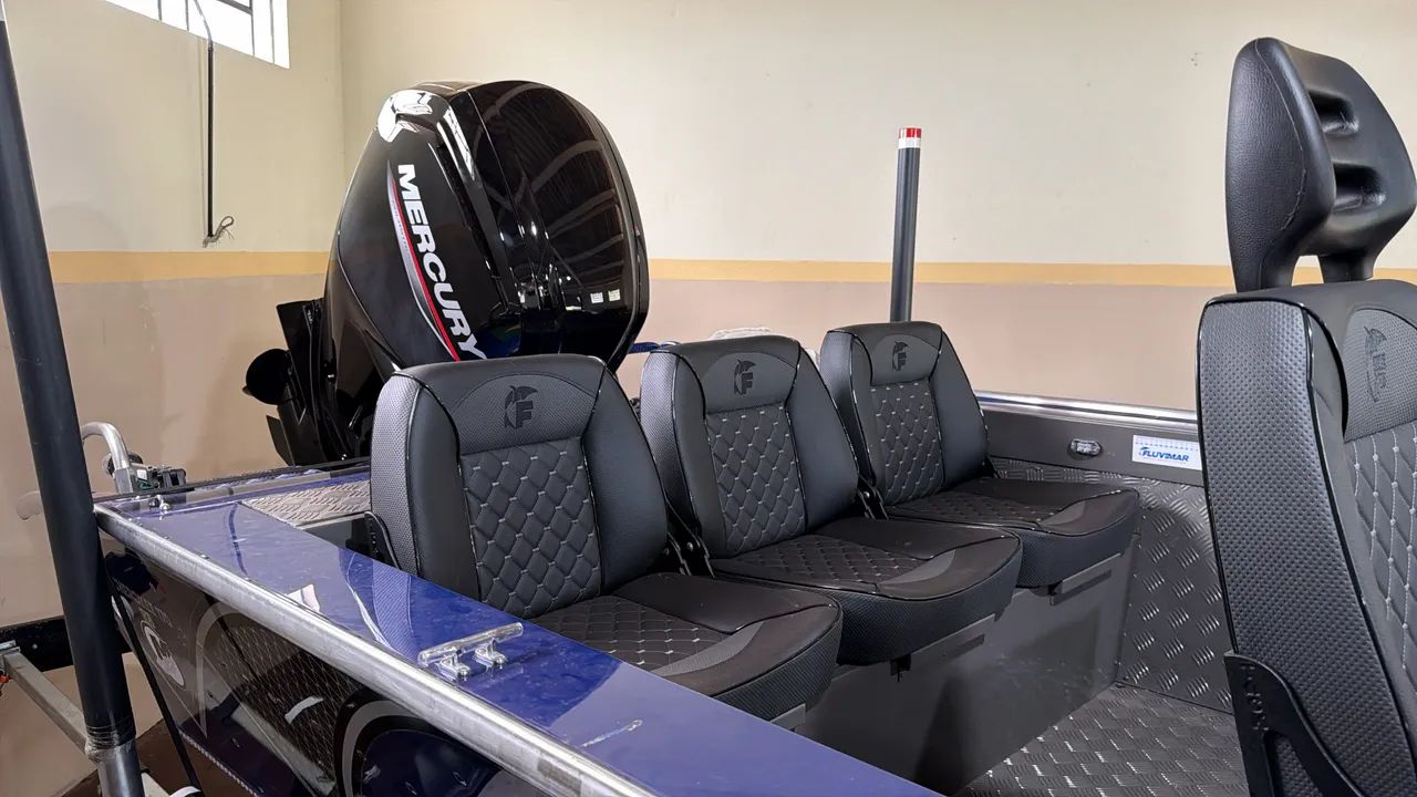 Fluvimar cherokee 17 /motor 100 hp mercury  - Foto 4