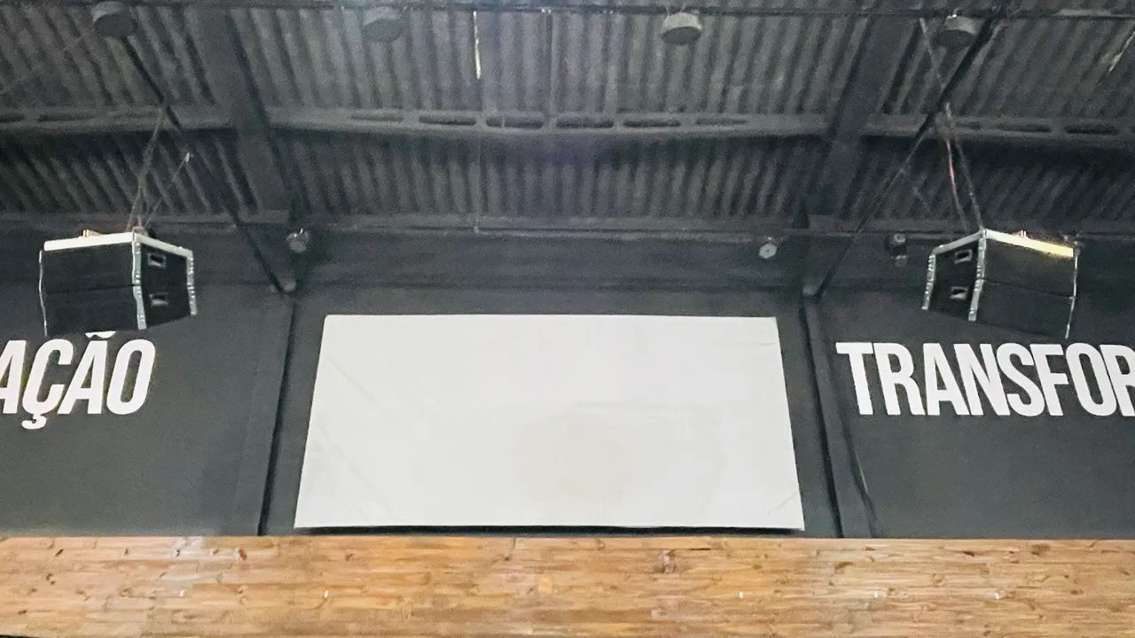 Som completo para auditório!