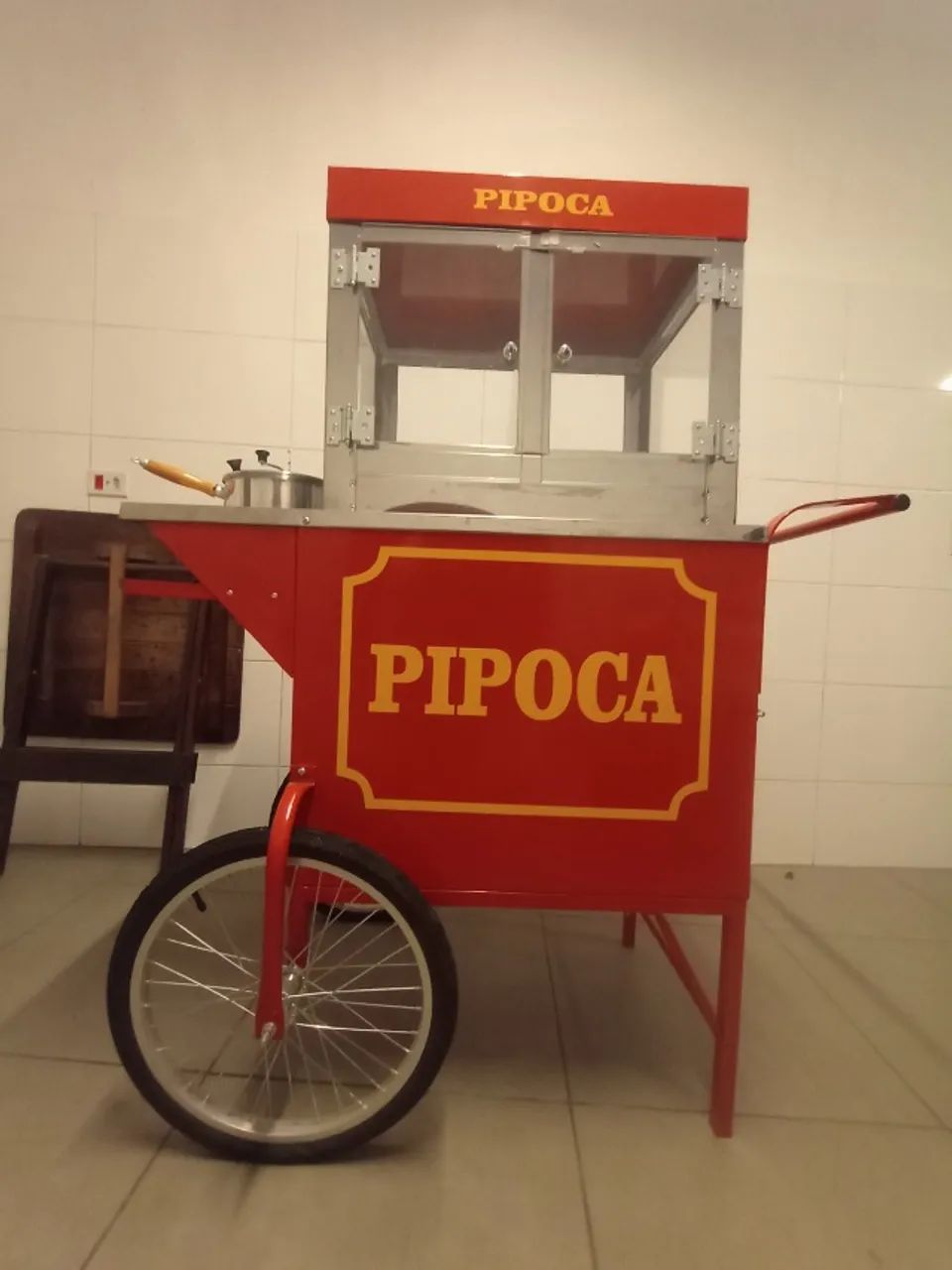 Carrinho de pipoca elétrico 