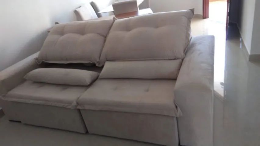 Sofá retrátil e reclinável 1,80m - Foto 2