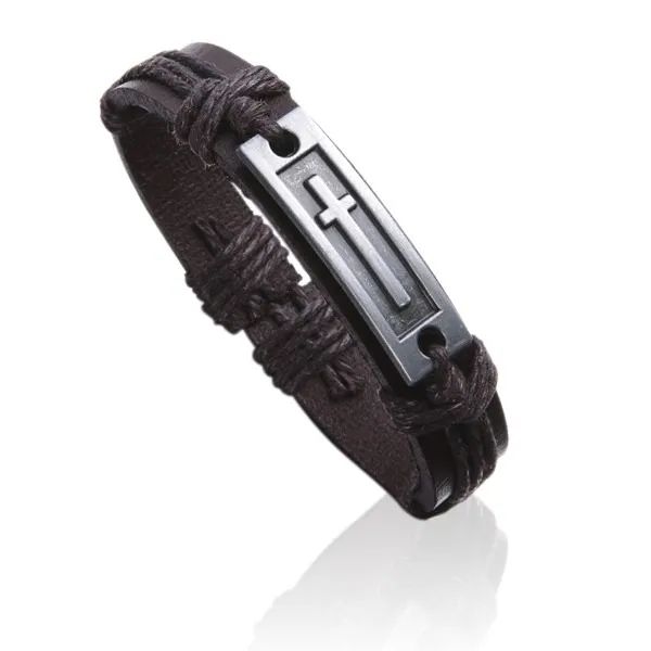 Pulseira Masculina Cross - Foto 2
