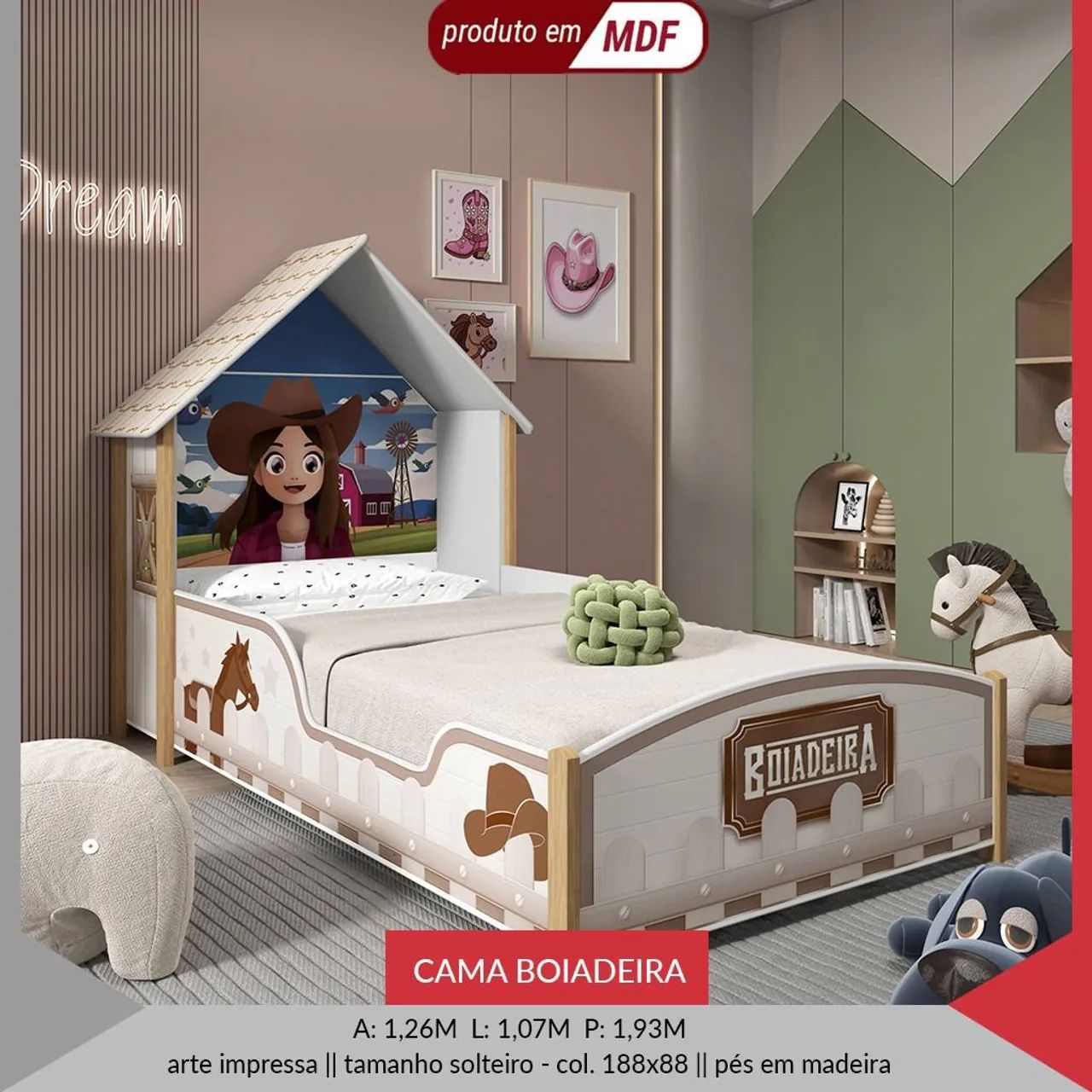 Cama boiadeira solteiro  - Foto 2