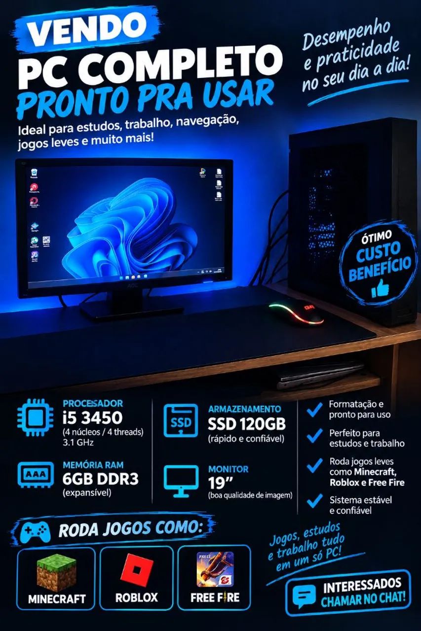 Vendo Pc completo 