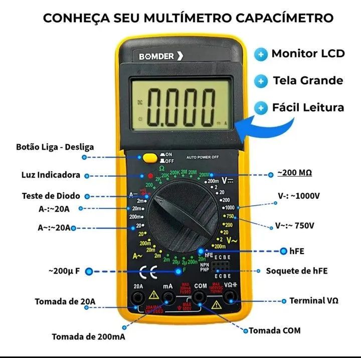 Multímetro Digital  - Foto 4
