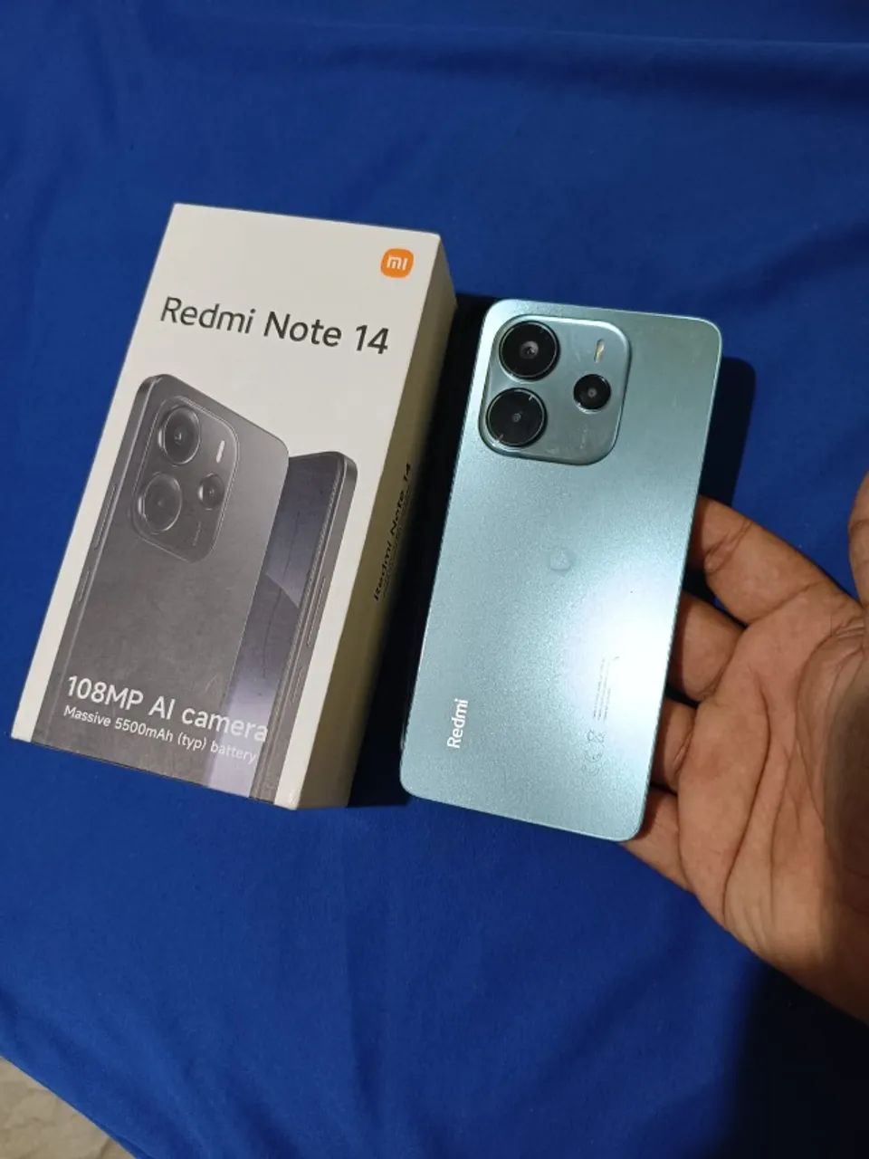 xiaomi note 14 caixa e nota fiscal