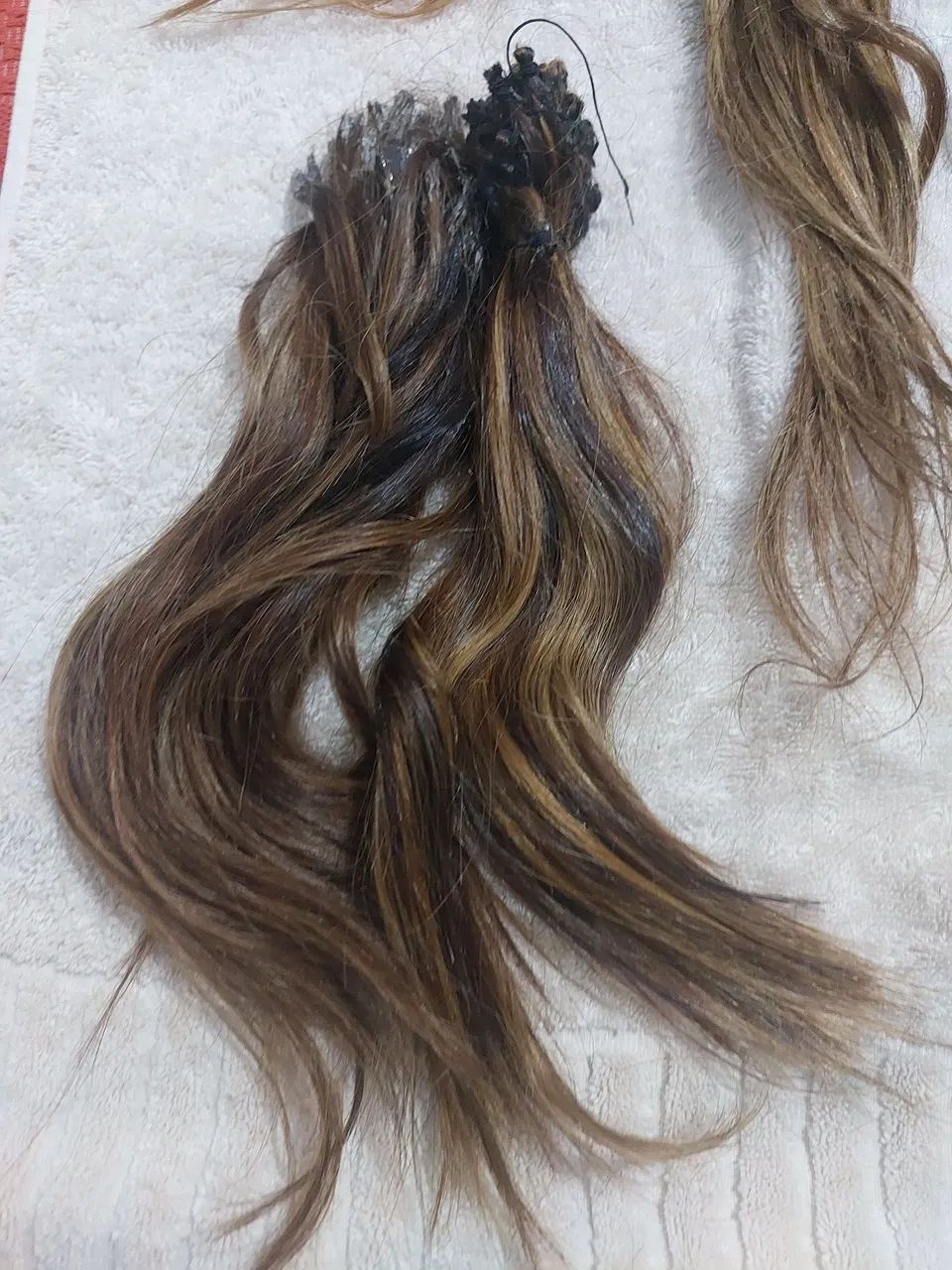 Cabelo  humano.