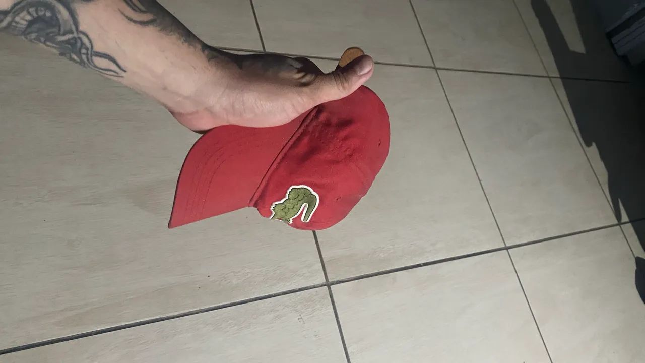 Boné Lacoste Big croco(vermelho) Original - Foto 3
