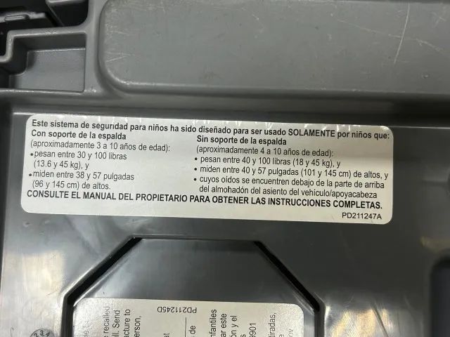 Assento de elevação (Booster) Graco com Isofix vermelho/preto - Foto 5