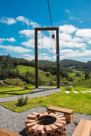 Chalé com lindo visual panorâmico em Águas Mornas - Foto 5