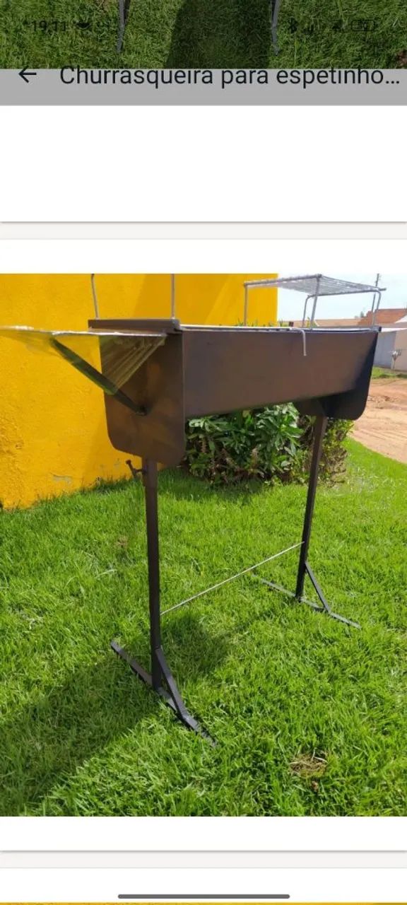 Churrasqueira de manivela Nova  - Foto 2