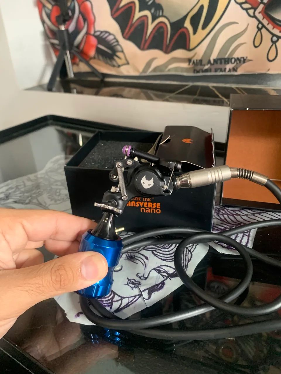 Kit de Tatuagem Profissional Transverse nano + Fonte - Foto 4