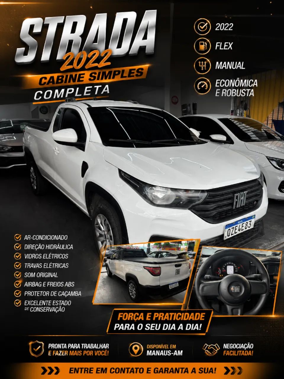 Fiat Strada Strada Endurance 1.4 Flex 8V CS Plus 2022