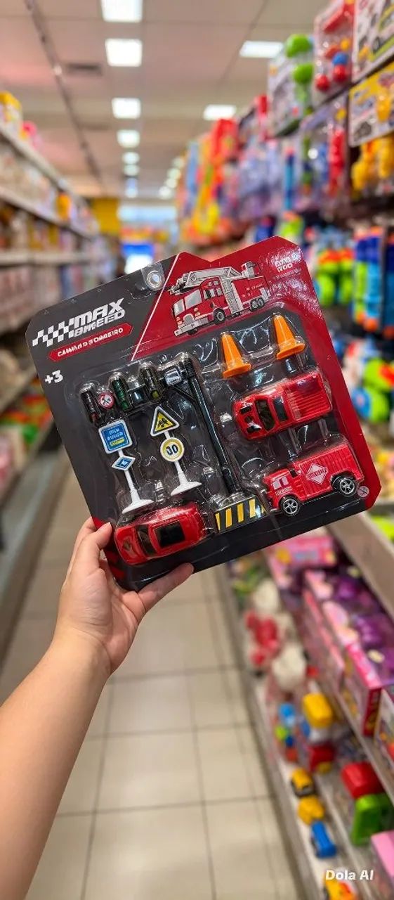 Caminhão de bombeiro brinquedo 