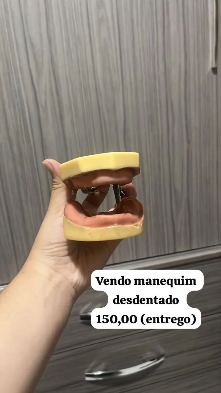 Manequim de Prótese Total (PT) - Odontologia 