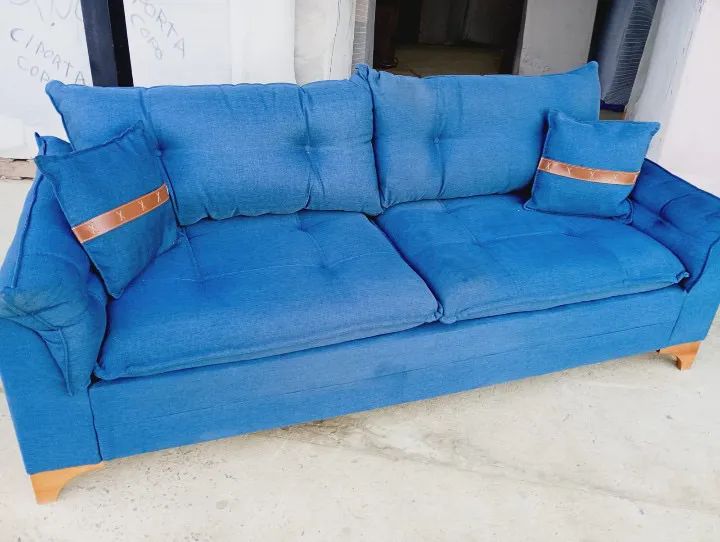 SOFÁ ÚNICO AZUL  - Foto 2
