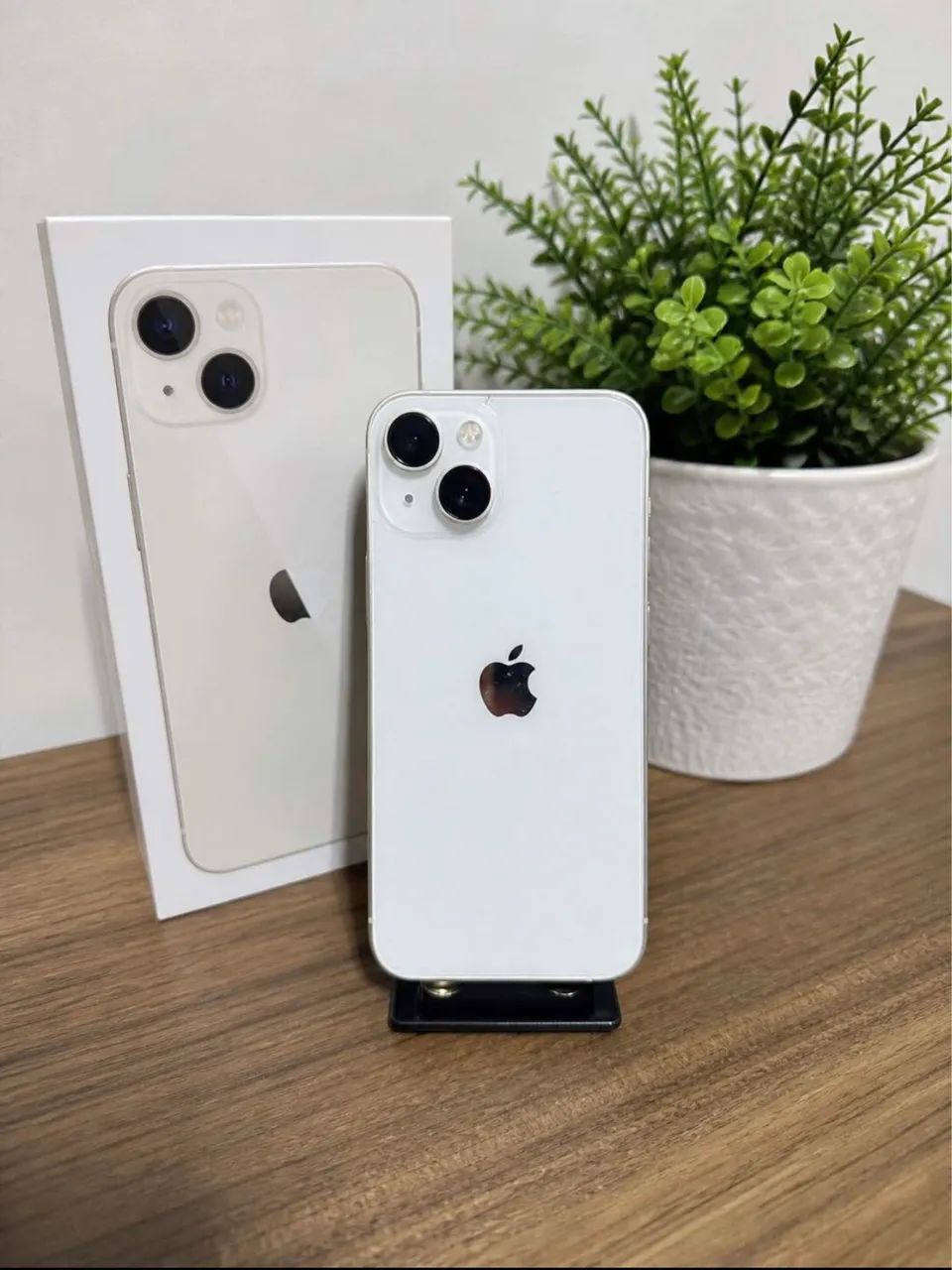 iPhone 13 本体 ホワイト　128G Apple iPhone 13 128GB 5G - Vitrine - tela Super Retina XDR OLED スマートフォン本体