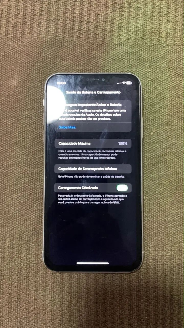 iPhone XR Branco ? Funcionando, Câmera OK, Bateria 100% - Foto 2