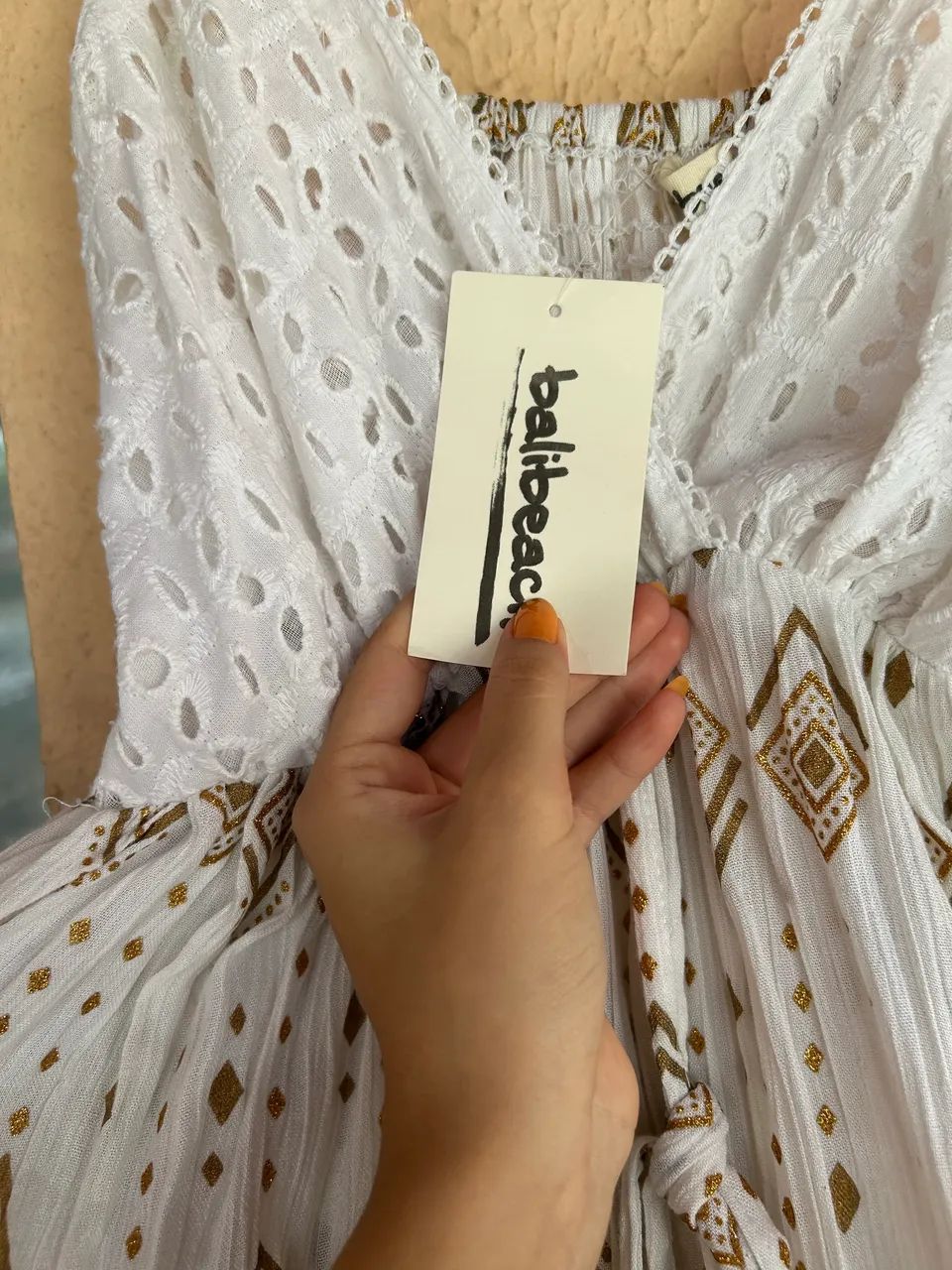 Vestido indiano com bordado nos seios  - Foto 4