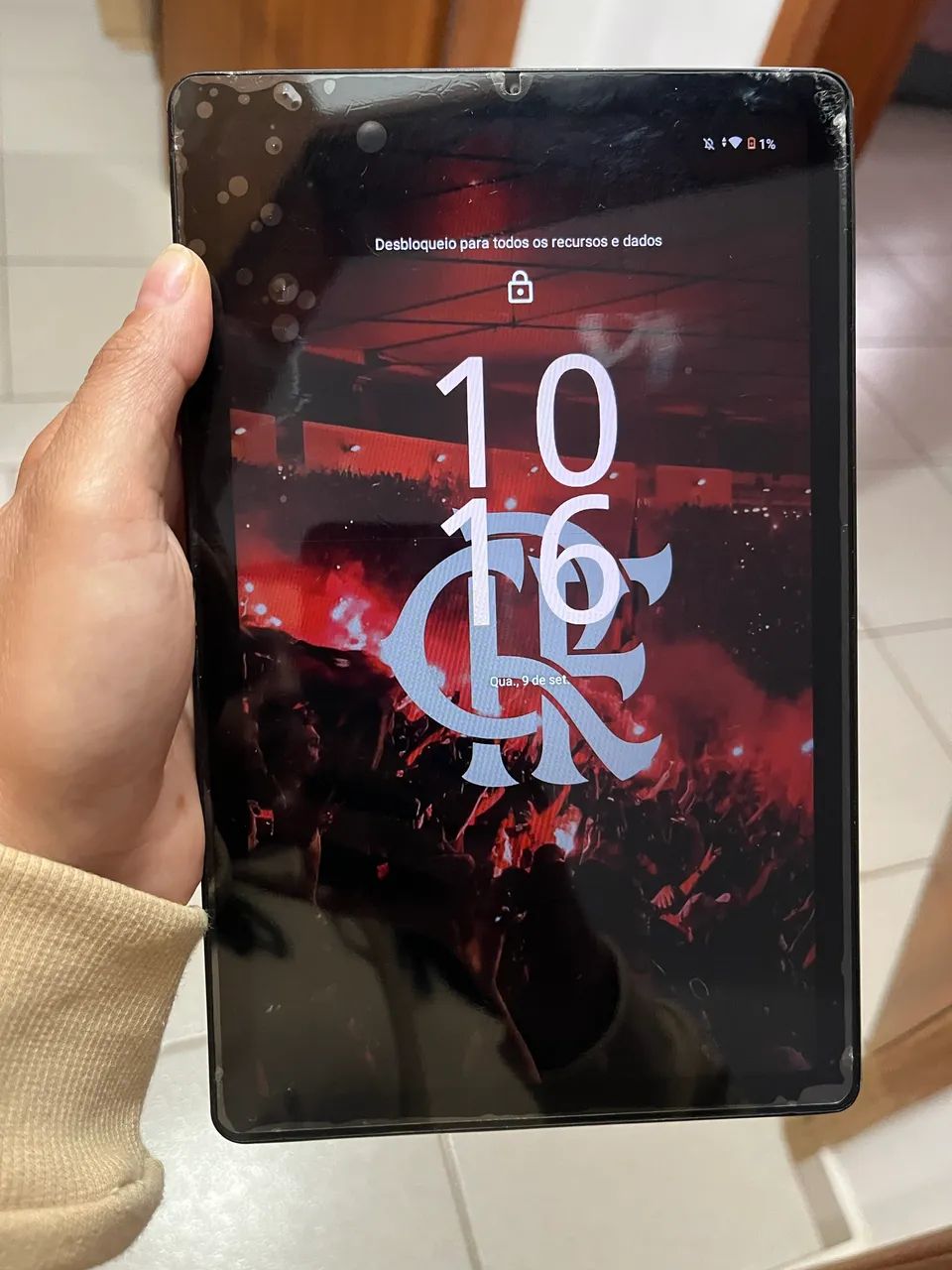 Tablet Lenovo - com capinha, funcionando totalmente  - Foto 3