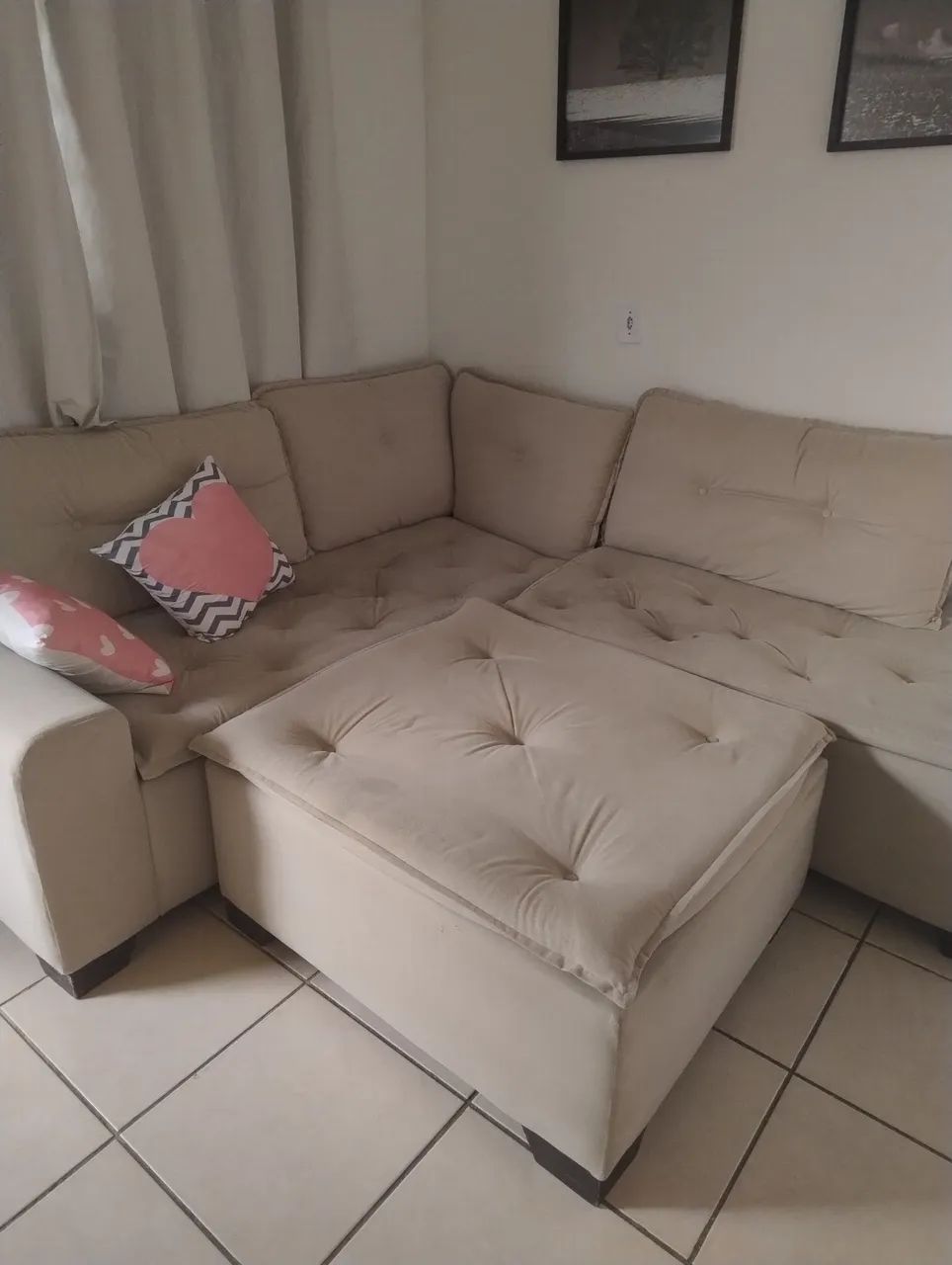 Sofá canto +Chase 