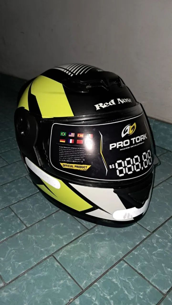 Capacete Red Nose Novo - Foto 4