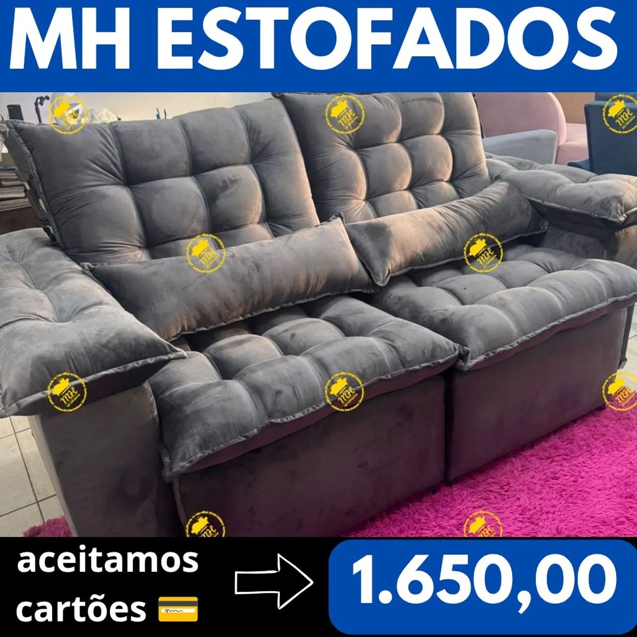 SOFÁS DIRETAMENTE DA FÁBRICA APARTI DE 300,00 - Foto 5