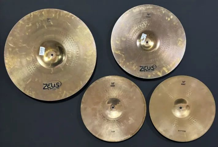 Kit De Pratos Zeus Evolution Pro Set C 14 / 16 / 20 - Foto 2