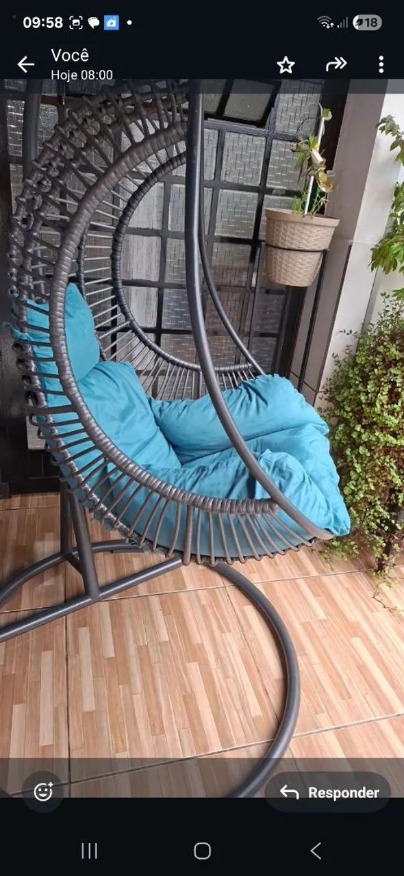 Cadeira de balanço suspensa - Foto 2