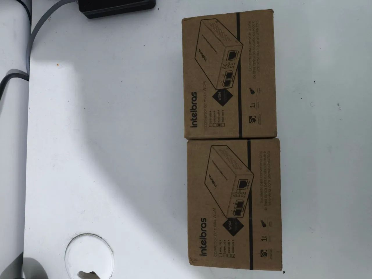 Conversor de mídia Intelbras WDM Gigabyte - Zero 