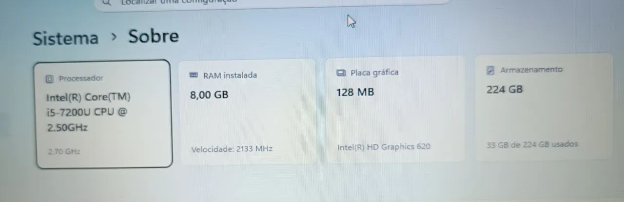 Notebook Dell Inspiron 15 Série 5000 Core I5 Com DDR$ em ótimo estado - Foto 5