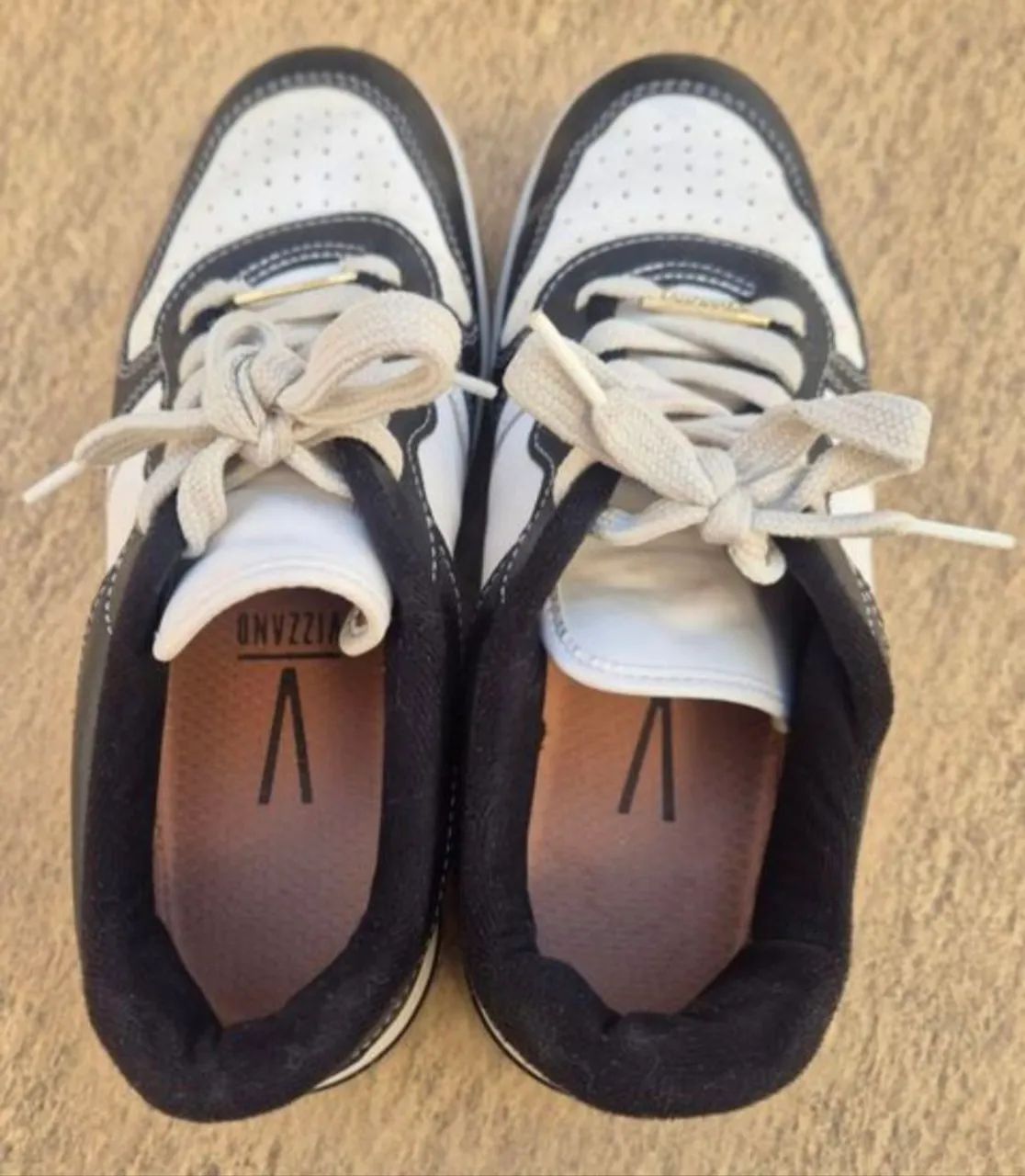 tênis vizzano preto e branco 39 - Foto 3