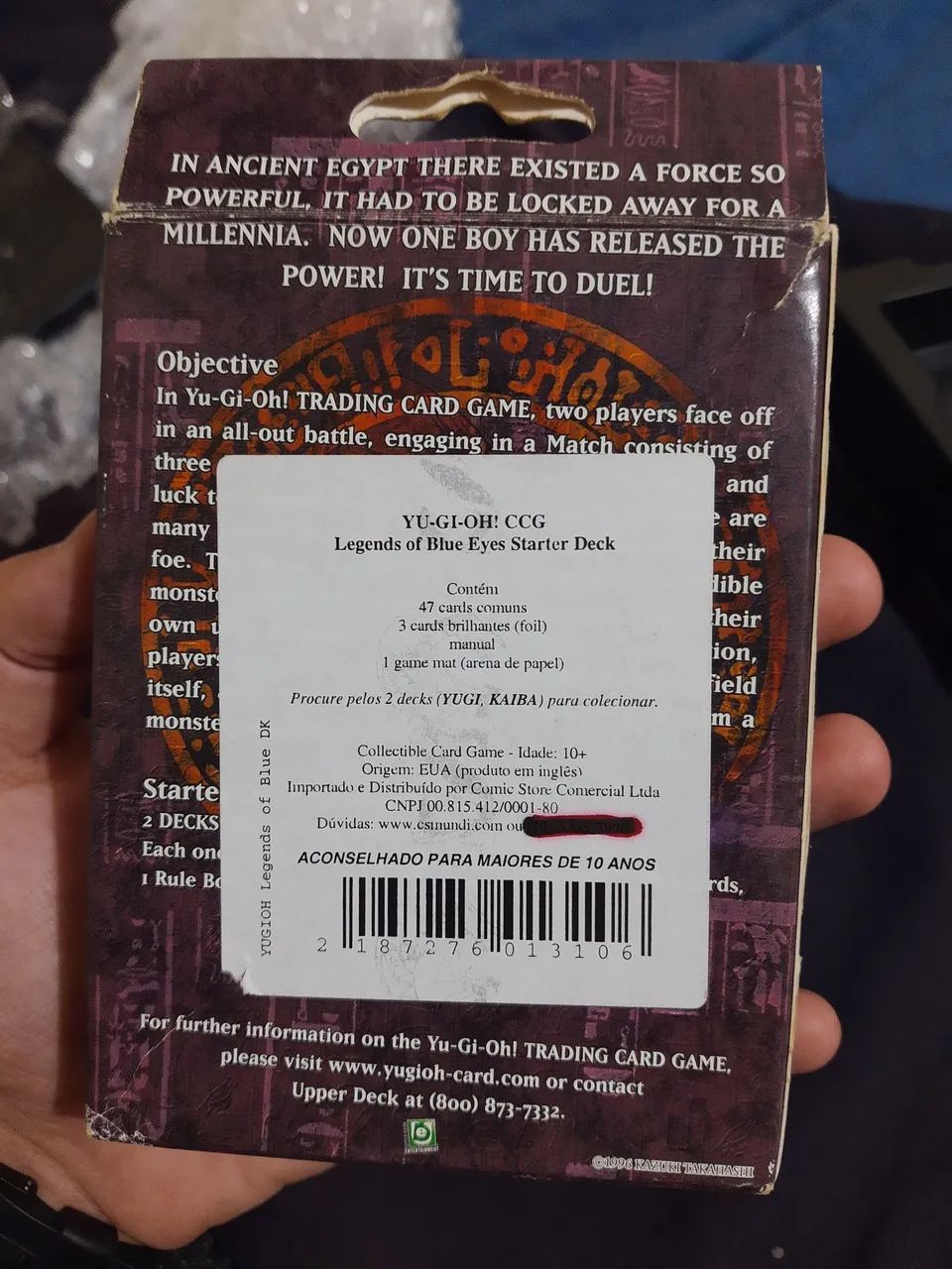 Deck vazio de yu-gi-oh antigo  - Foto 3