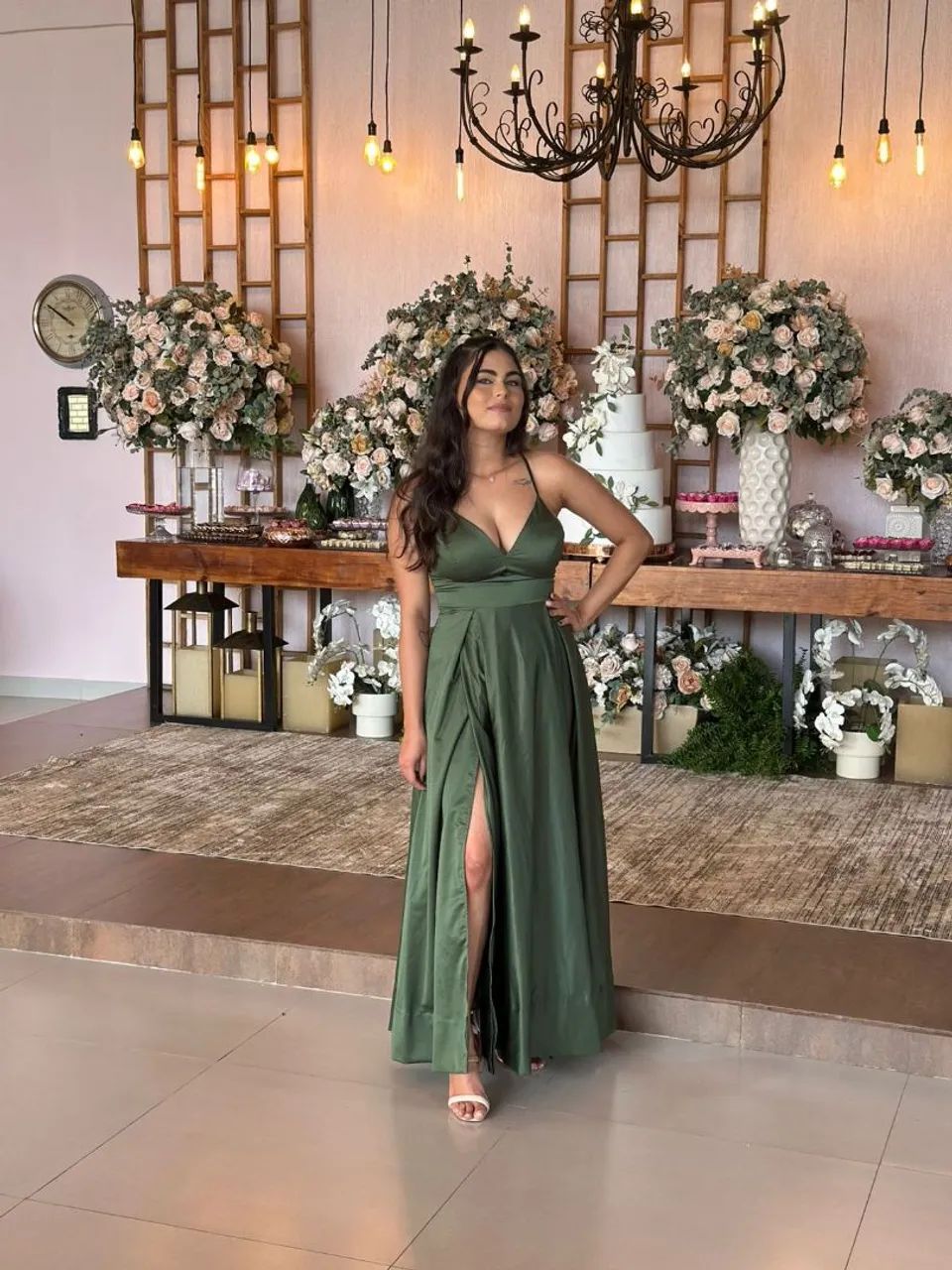 Vestido verde oliva - Foto 4
