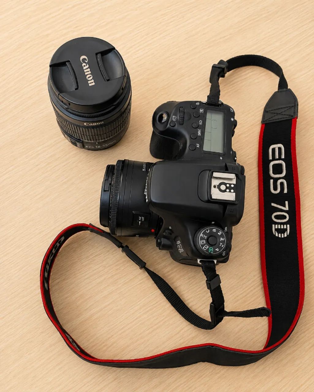 CANON EOS 70D + EF 50mm f/1.8 STM + EF-S-18-55mm f/3.5-5.6 IS STM