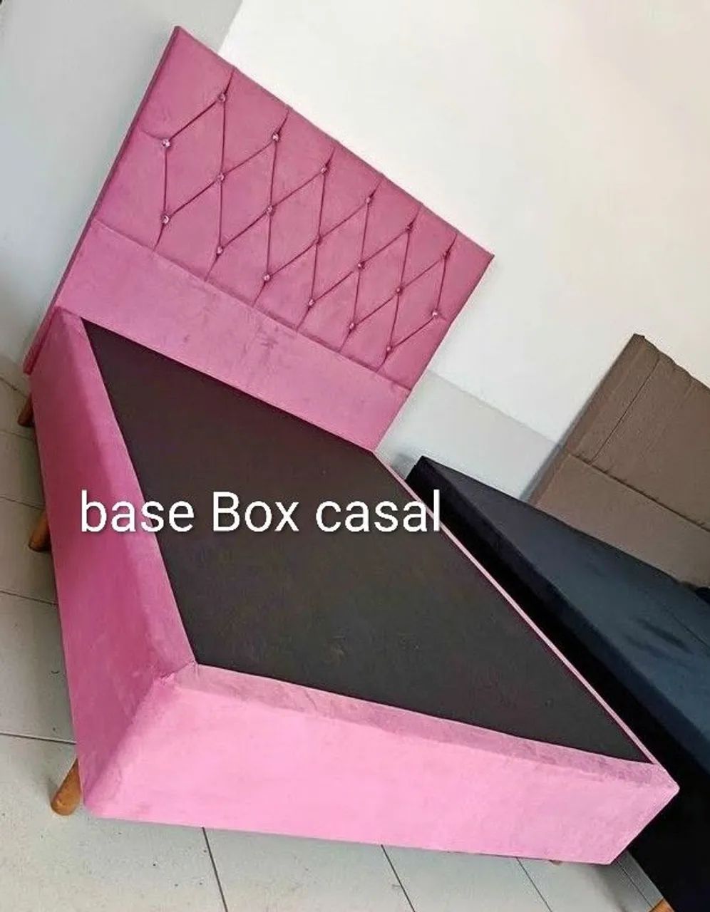 Kit base Box e cabeceira novos direito da fábrica 