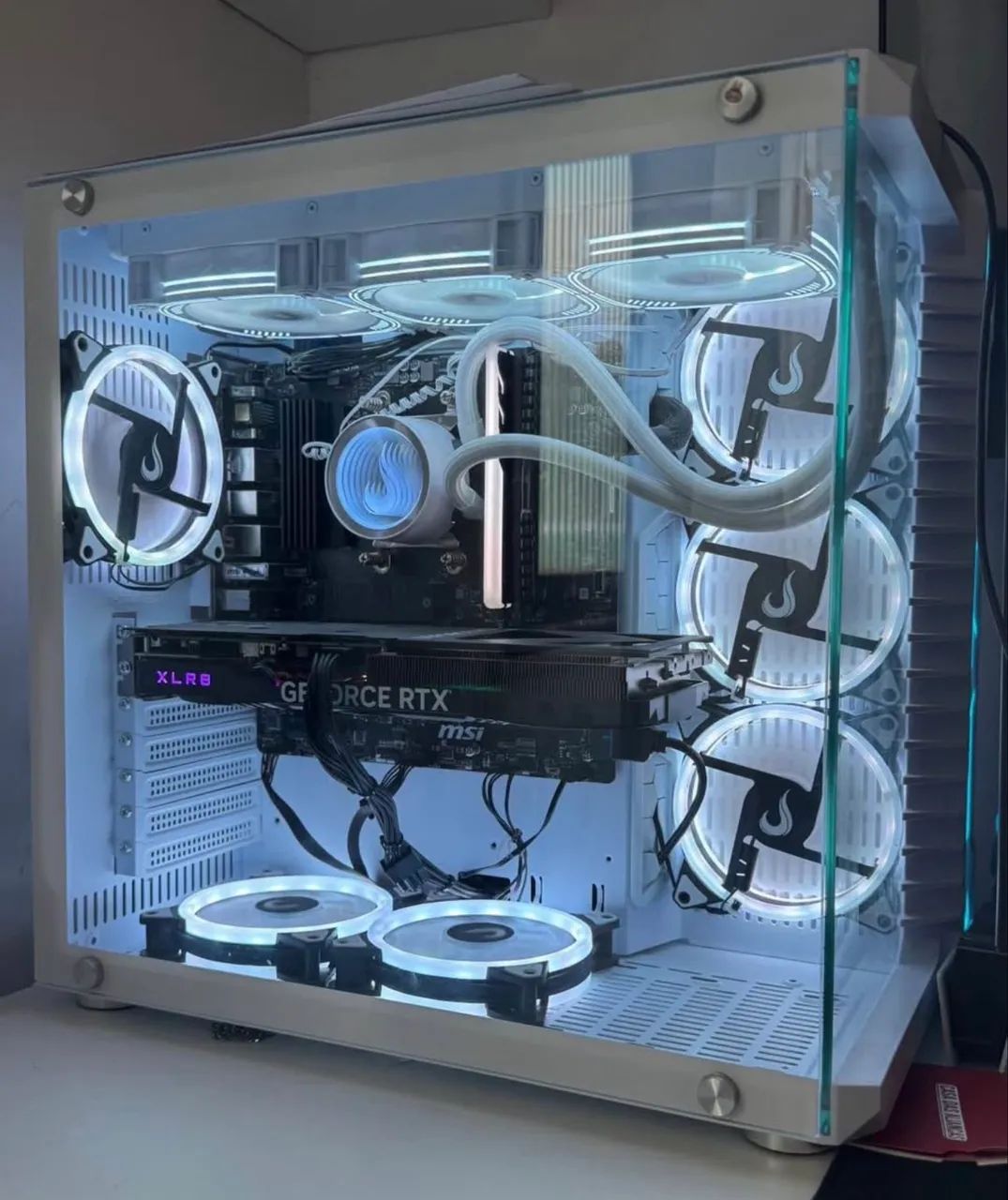 PC Gamer Ryzen 7 5700X3D + RTX 4060 Ti | 32GB RAM | Water Cooler 360mm ...