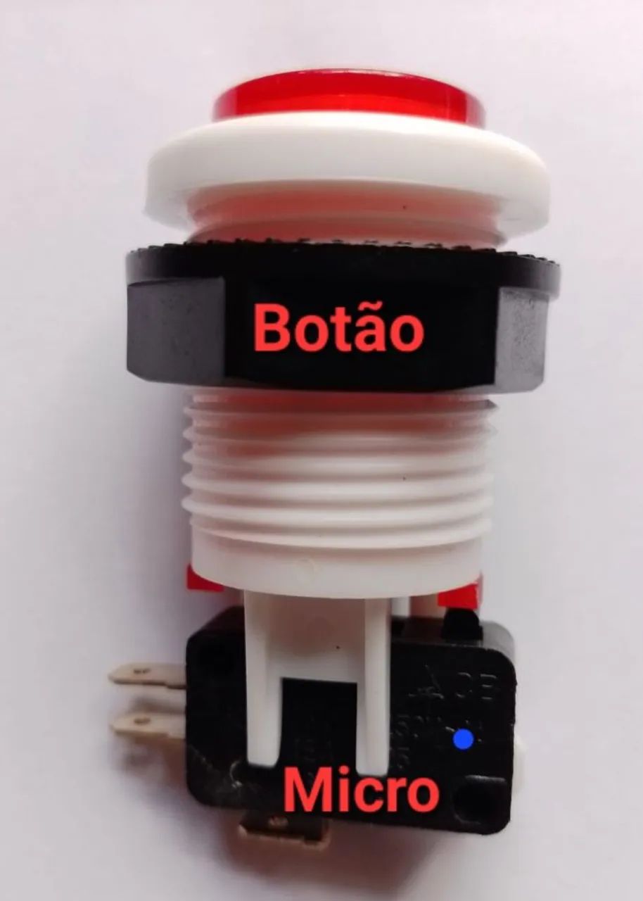 Fliperama,  micro com botão novo - Foto 5