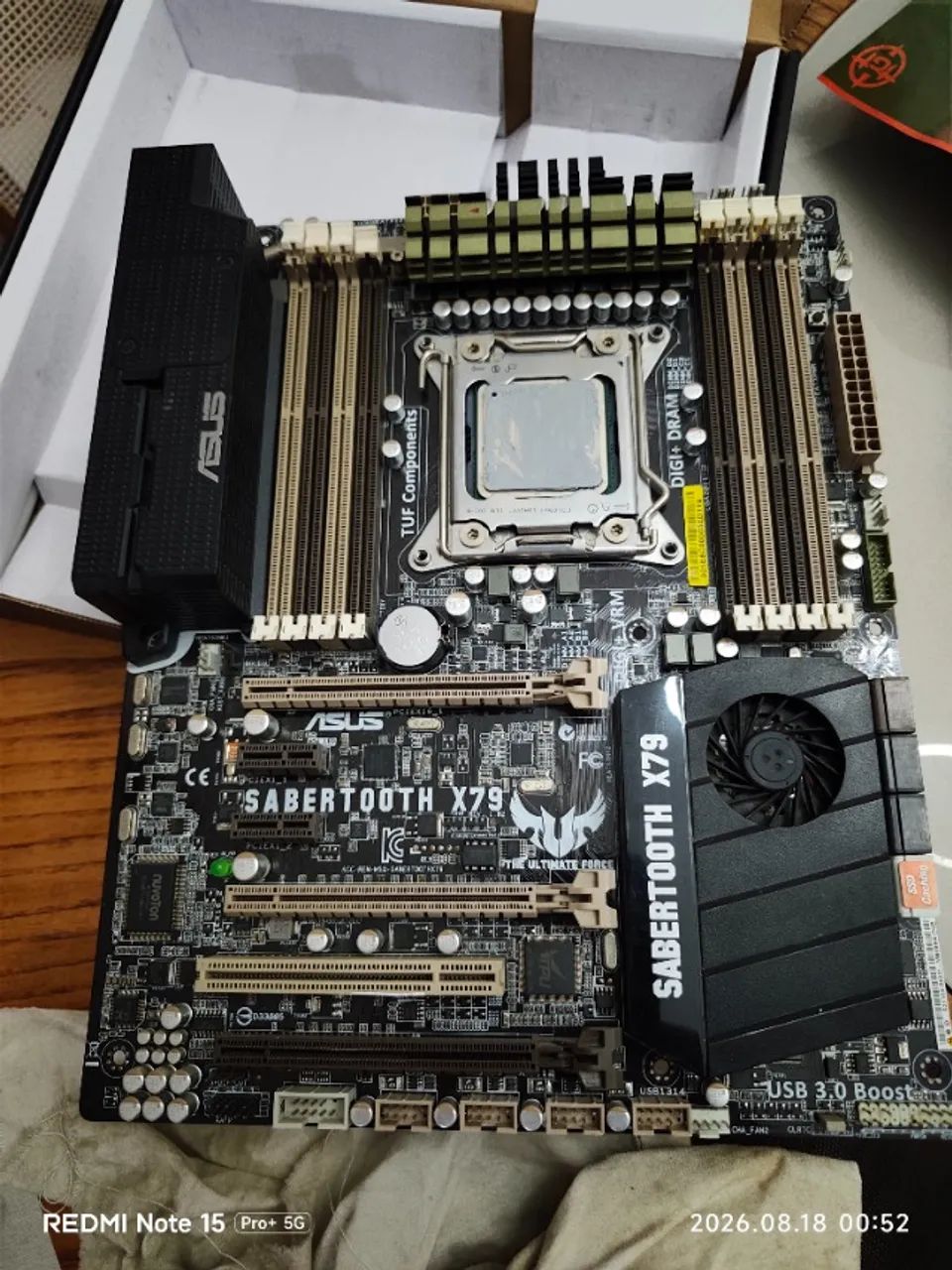 Combo, placa mãe, memória e processador para PC Gamer