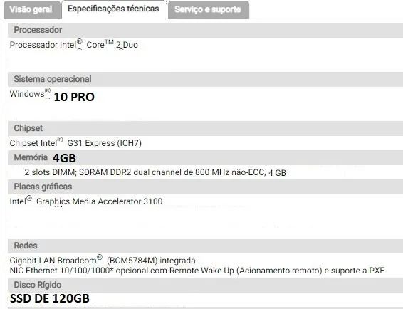 computador dell torre optiplex 360 core2 duo - Foto 2