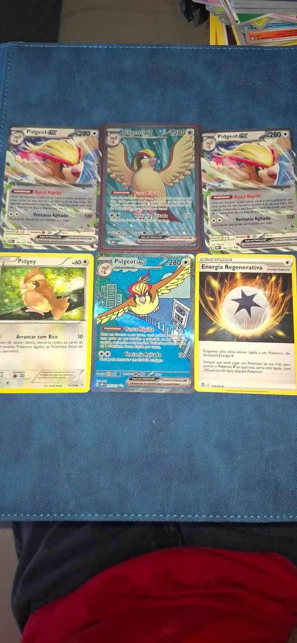 Combo Pidgeot Carta Pokemon 