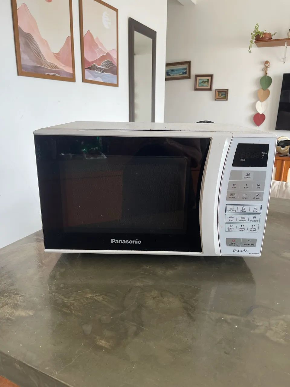 Microondas tirar peças 