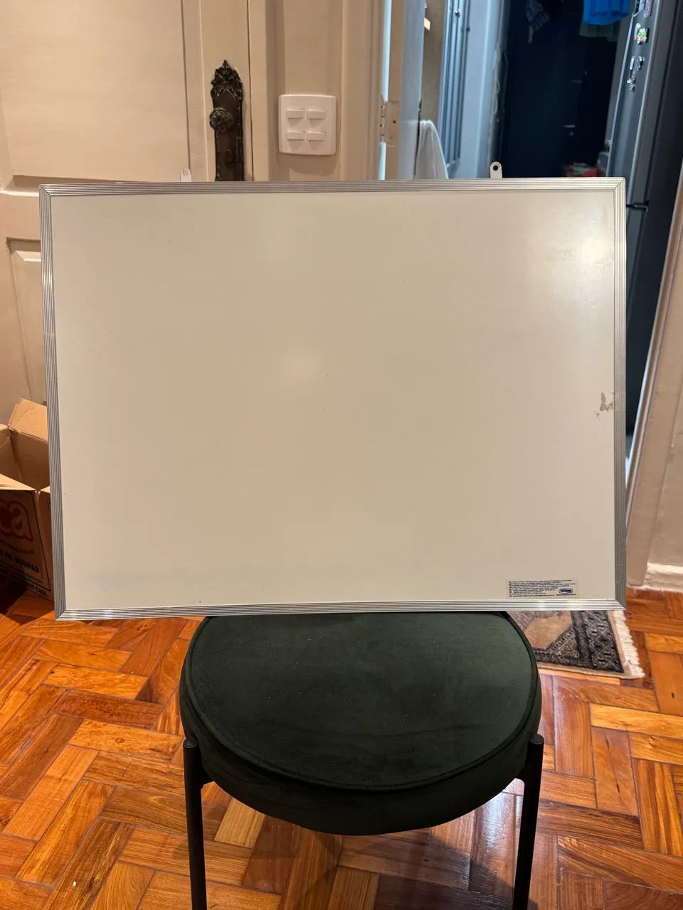 Quadro magnético branco escola casa