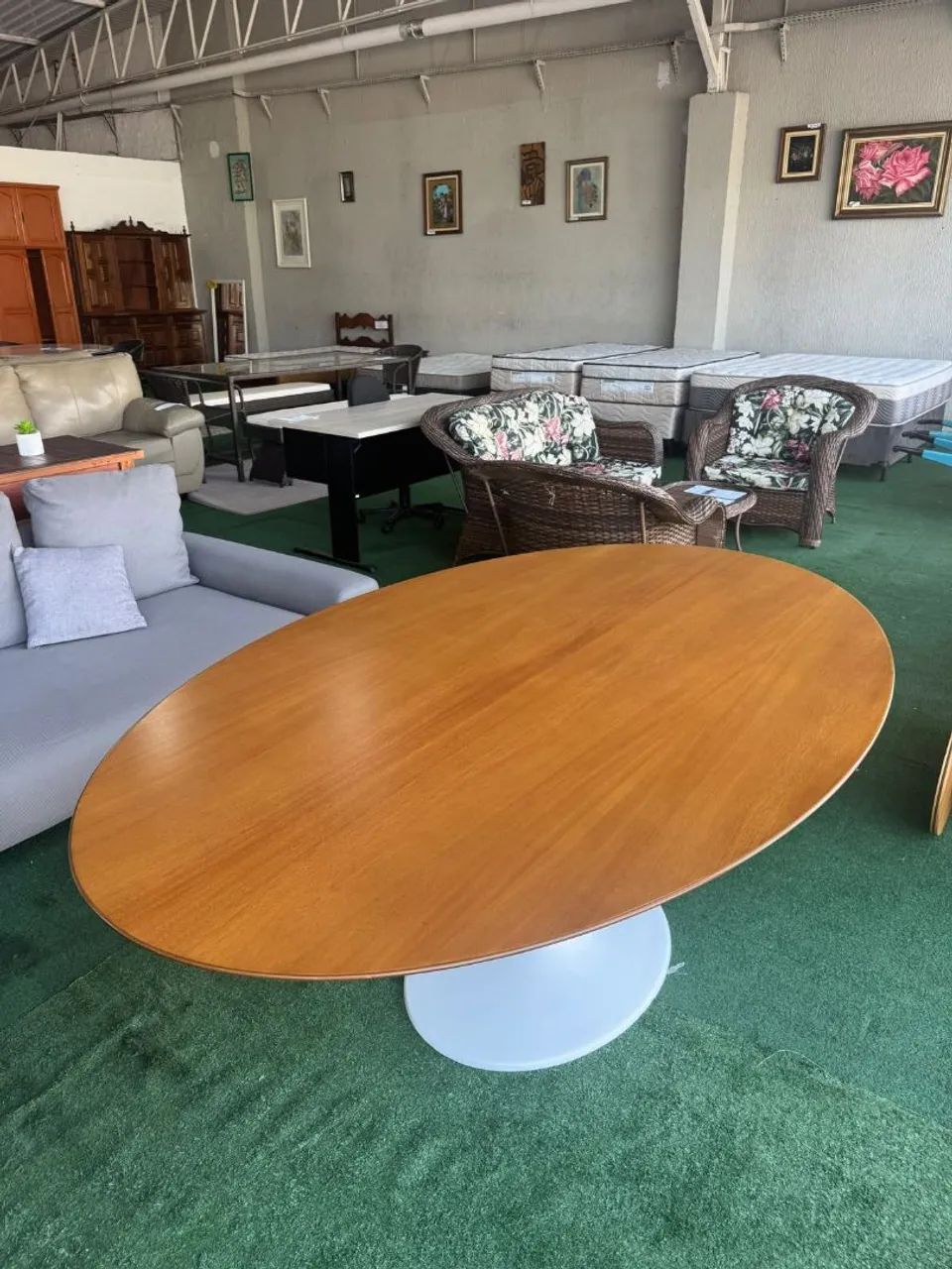 Mesa de Jantar Tulipa Saarien Oval - Foto 2