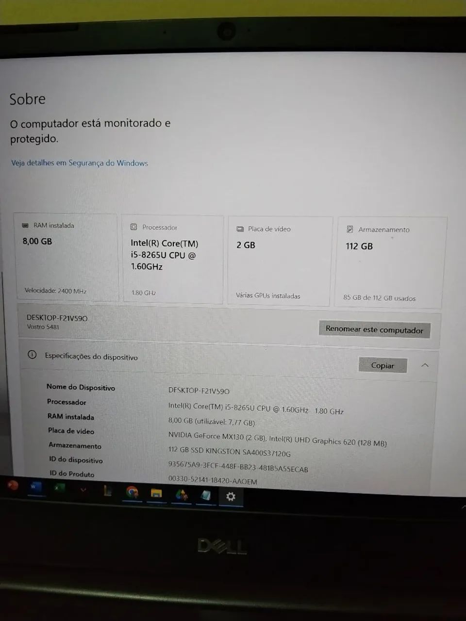 NOTEBOOK DELL NVIDIA  - Foto 5