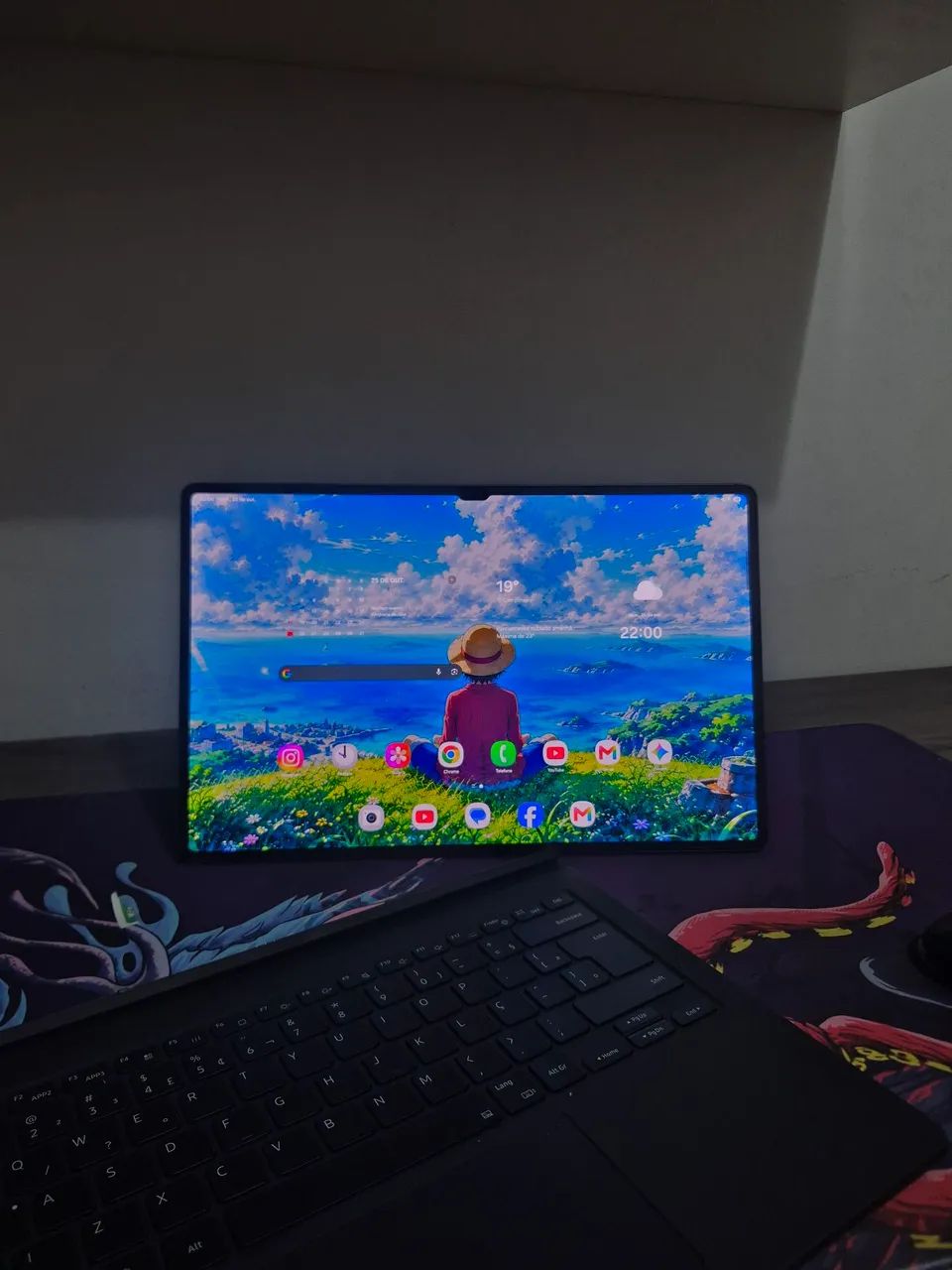 Tablet SAMSUNG TAB S9 ULTRA + Capa teclado + Mouse Logitech M240 - Foto 2