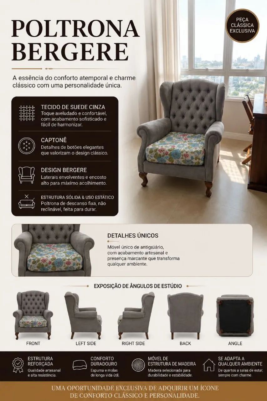 Poltrona Bergere