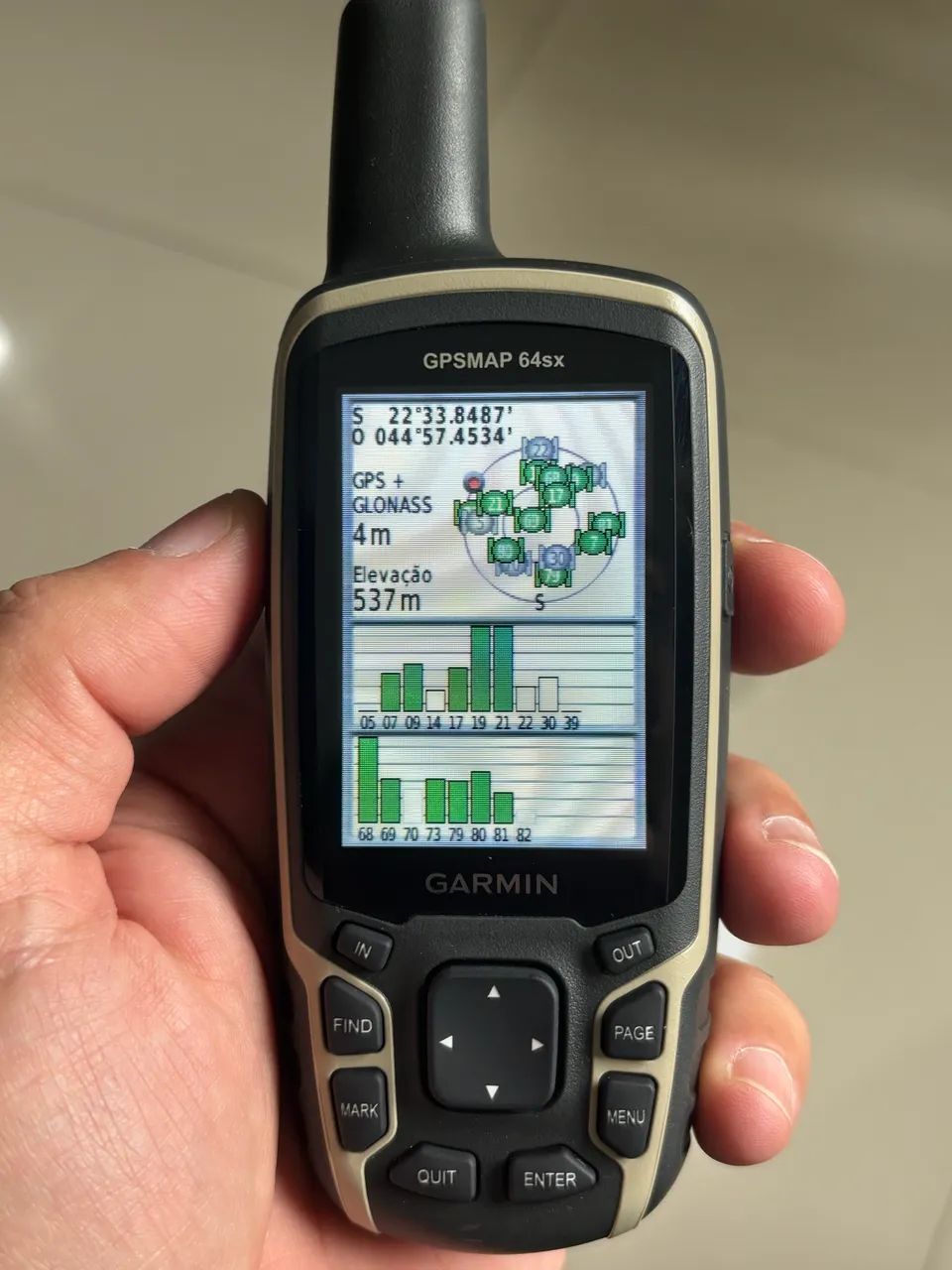 GPS Garmin GpsMap 64SX com mapas TopoActive - Foto 3