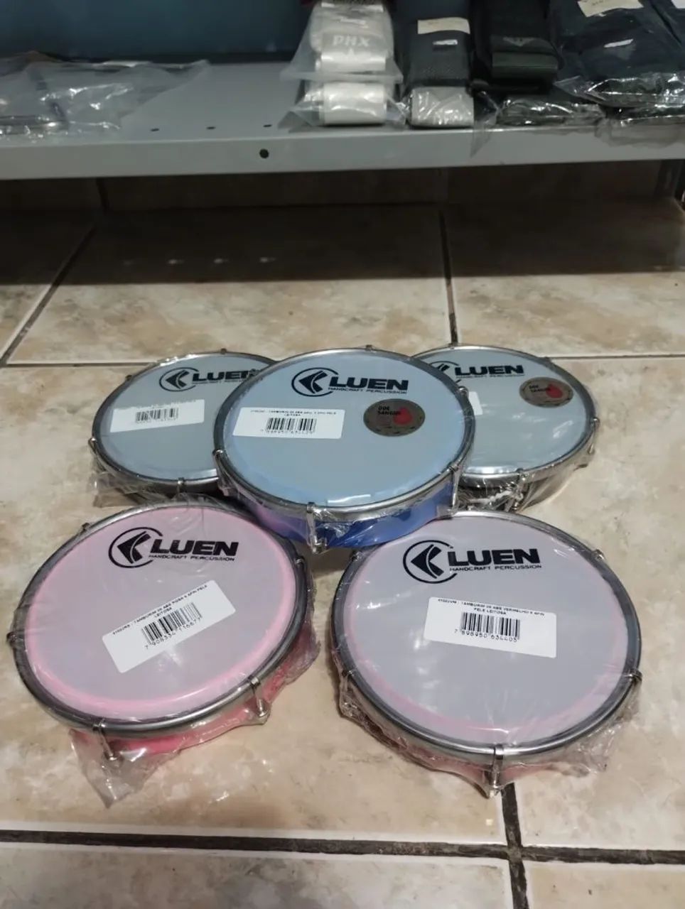 Tamborim 6" polegadas sortidos Luen na promoção  - Foto 4